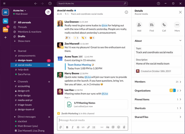 Slack for students