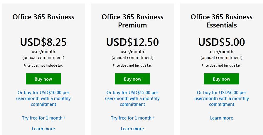 Microsoft Visio pricing