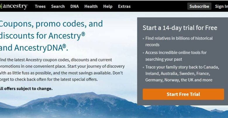 Ancestry student discount