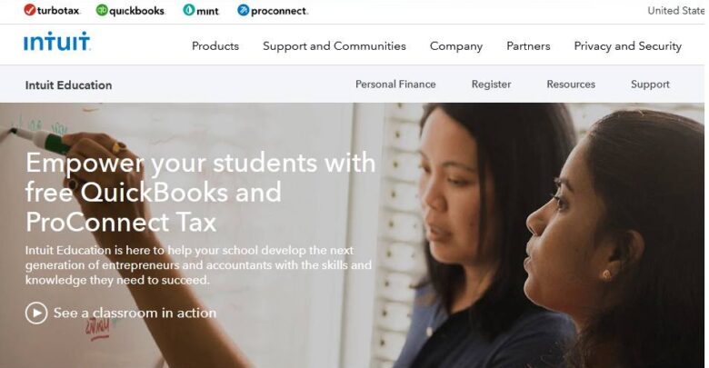 QuickBooks for students