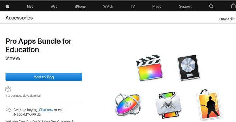 Final Cut Pro student