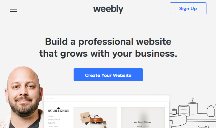 Weebly for students - homepage