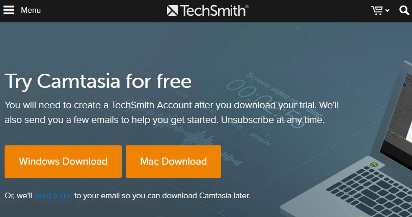 Camtasia for students: Download free trial