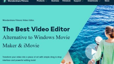 Filmora for students: Homepage