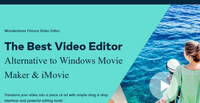 Filmora for students: Homepage