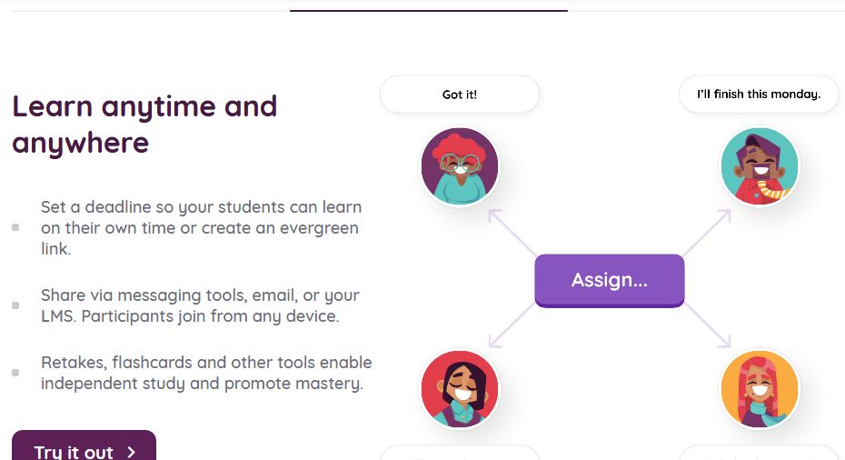 Quizizz for students: Features