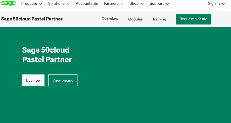 Sage 50 latest version: Homepage